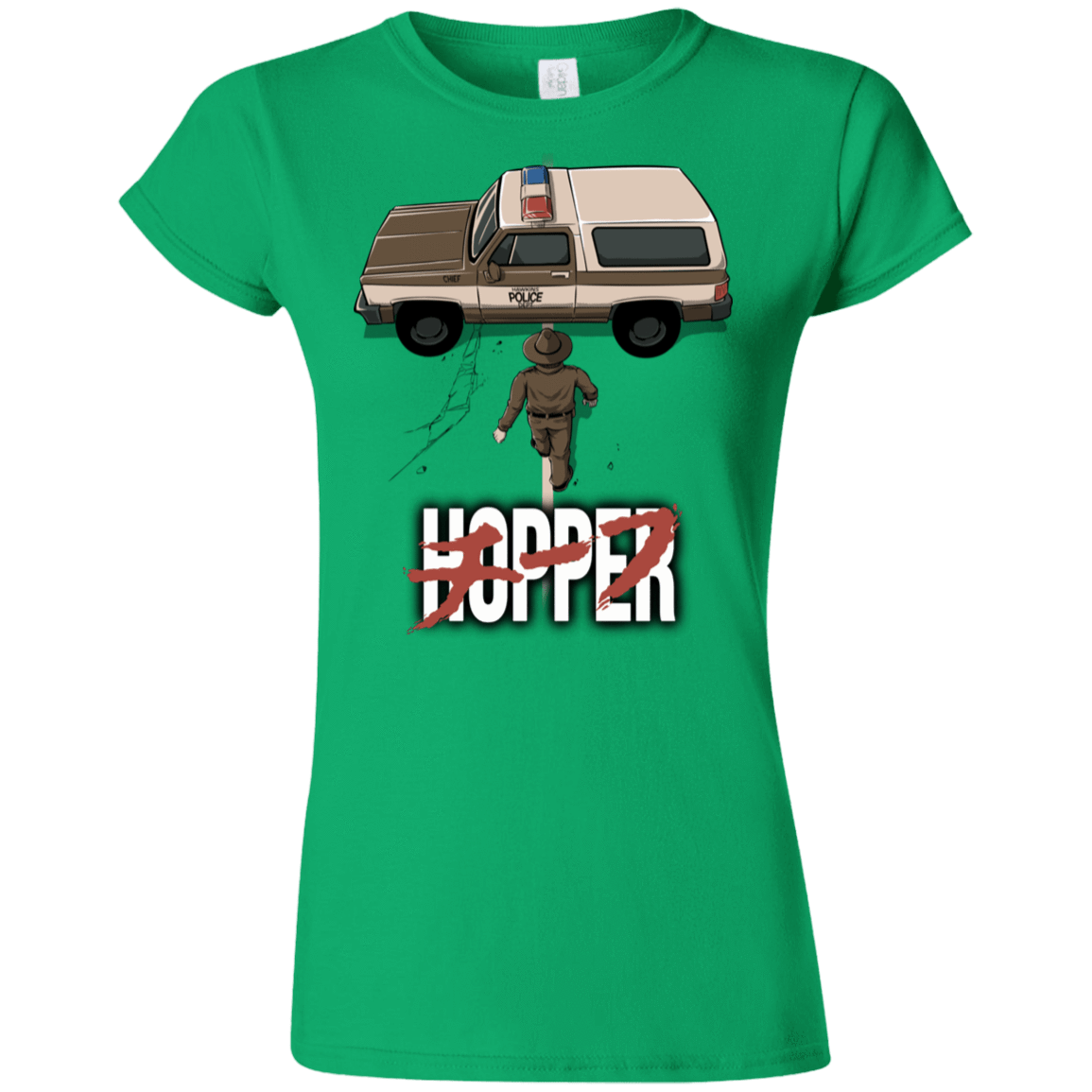 T-Shirts Irish Green / S Chief Hopper Junior Slimmer-Fit T-Shirt