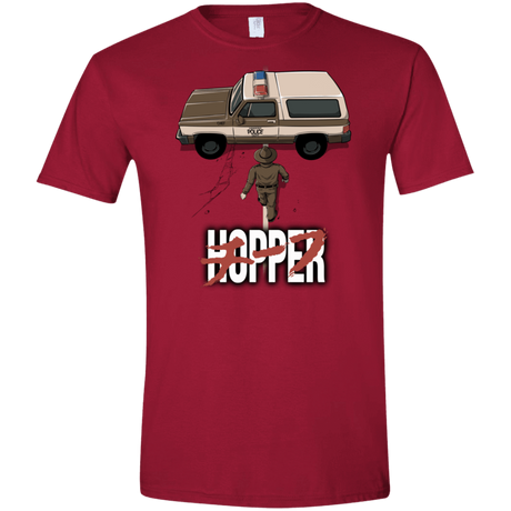 T-Shirts Cardinal Red / S Chief Hopper Men's Semi-Fitted Softstyle