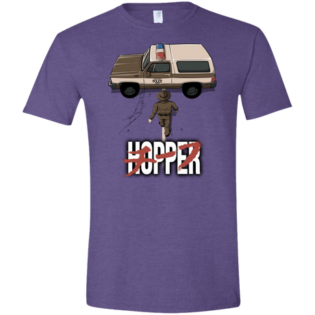 T-Shirts Heather Purple / S Chief Hopper Men's Semi-Fitted Softstyle