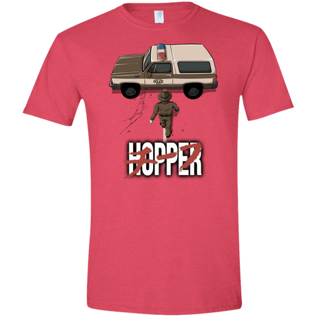 T-Shirts Heather Red / S Chief Hopper Men's Semi-Fitted Softstyle