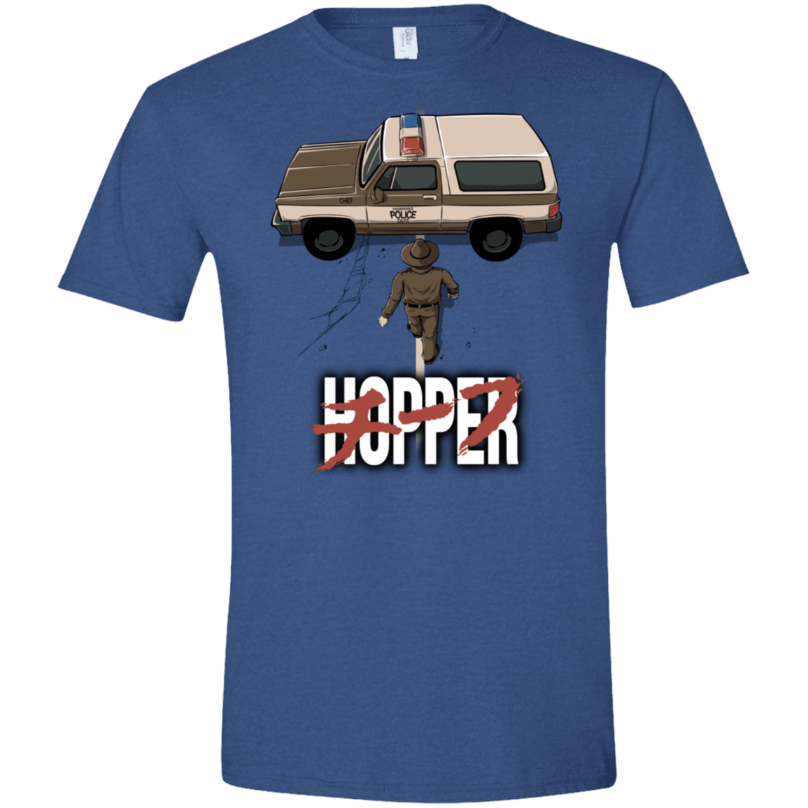 T-Shirts Heather Royal / X-Small Chief Hopper Men's Semi-Fitted Softstyle