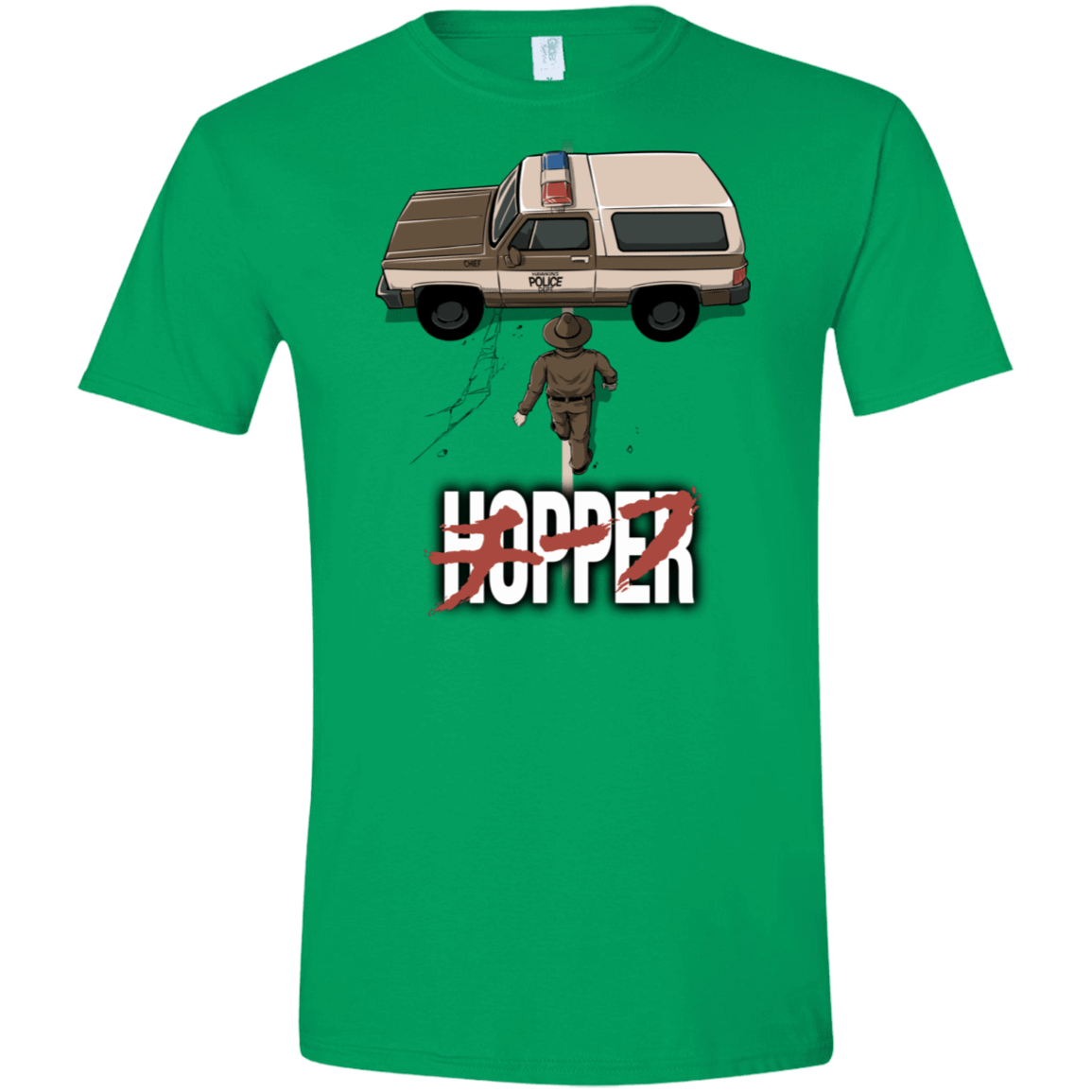 T-Shirts Irish Green / S Chief Hopper Men's Semi-Fitted Softstyle