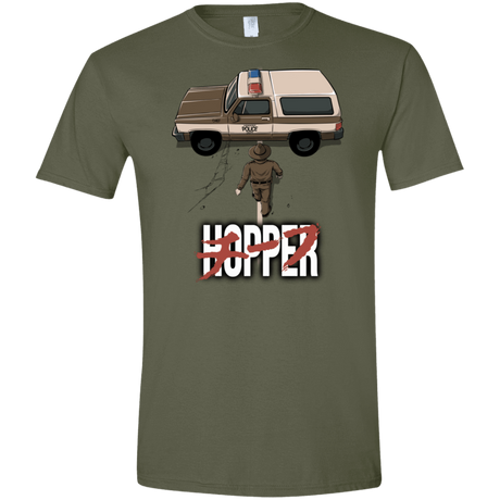 T-Shirts Military Green / S Chief Hopper Men's Semi-Fitted Softstyle