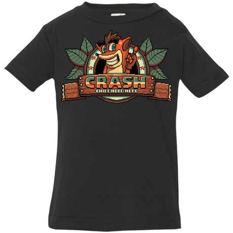 T-Shirts Black / 6 Months Childhood hero Infant Premium T-Shirt