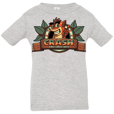 T-Shirts Heather Grey / 6 Months Childhood hero Infant Premium T-Shirt