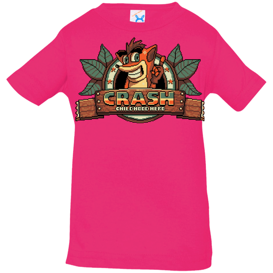 T-Shirts Hot Pink / 6 Months Childhood hero Infant Premium T-Shirt