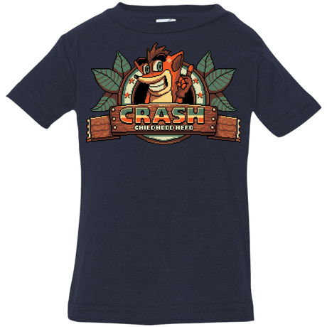 T-Shirts Navy / 6 Months Childhood hero Infant Premium T-Shirt