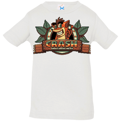 T-Shirts White / 6 Months Childhood hero Infant Premium T-Shirt