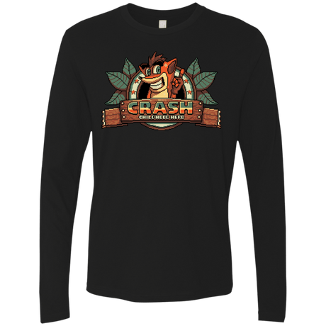 T-Shirts Black / S Childhood hero Men's Premium Long Sleeve