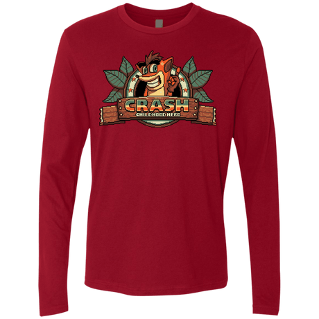 T-Shirts Cardinal / S Childhood hero Men's Premium Long Sleeve