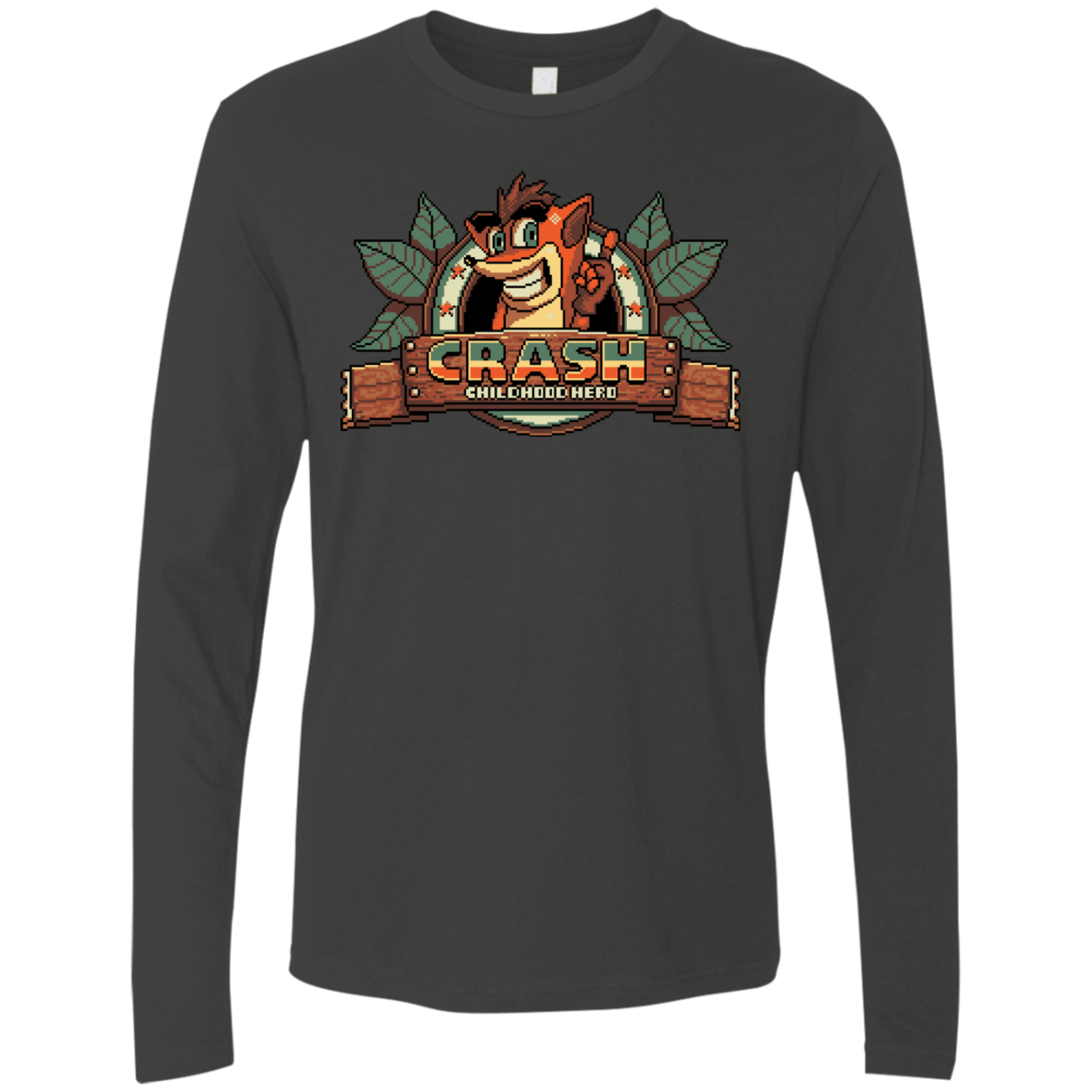 T-Shirts Heavy Metal / S Childhood hero Men's Premium Long Sleeve