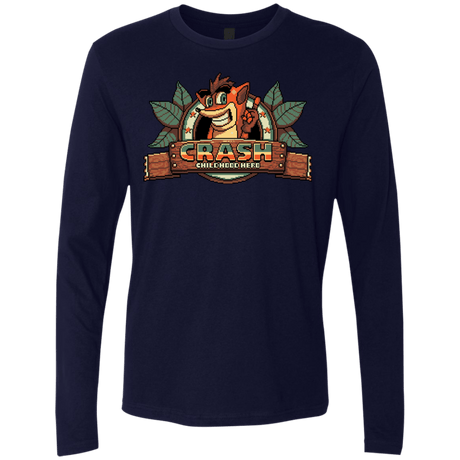 T-Shirts Midnight Navy / S Childhood hero Men's Premium Long Sleeve