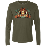 T-Shirts Military Green / S Childhood hero Men's Premium Long Sleeve