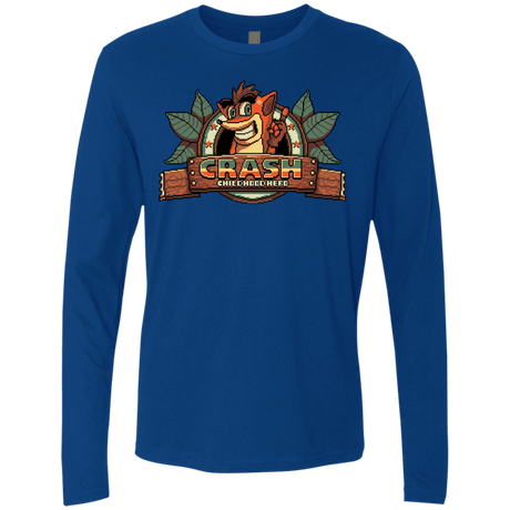 T-Shirts Royal / S Childhood hero Men's Premium Long Sleeve