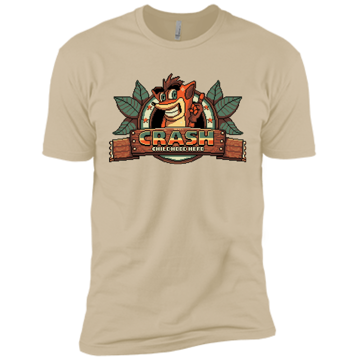 T-Shirts Sand / X-Small Childhood hero Men's Premium T-Shirt