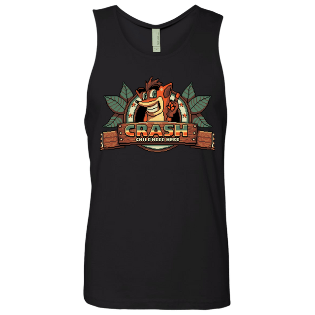 T-Shirts Black / S Childhood hero Men's Premium Tank Top