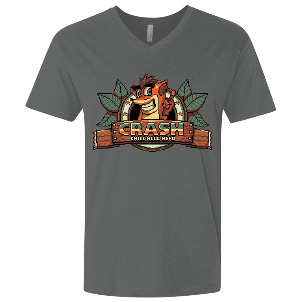 T-Shirts Heavy Metal / X-Small Childhood hero Men's Premium V-Neck