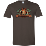 T-Shirts Dark Chocolate / S Childhood hero Men's Semi-Fitted Softstyle