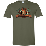T-Shirts Military Green / S Childhood hero Men's Semi-Fitted Softstyle