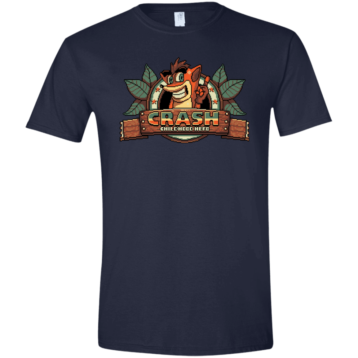 T-Shirts Navy / X-Small Childhood hero Men's Semi-Fitted Softstyle