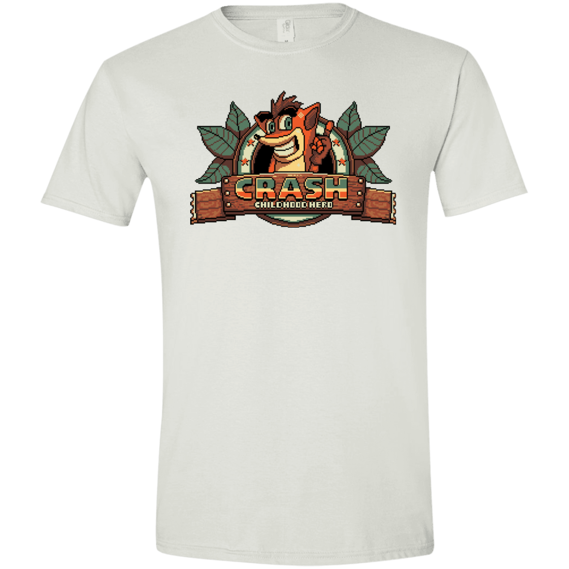 T-Shirts White / X-Small Childhood hero Men's Semi-Fitted Softstyle