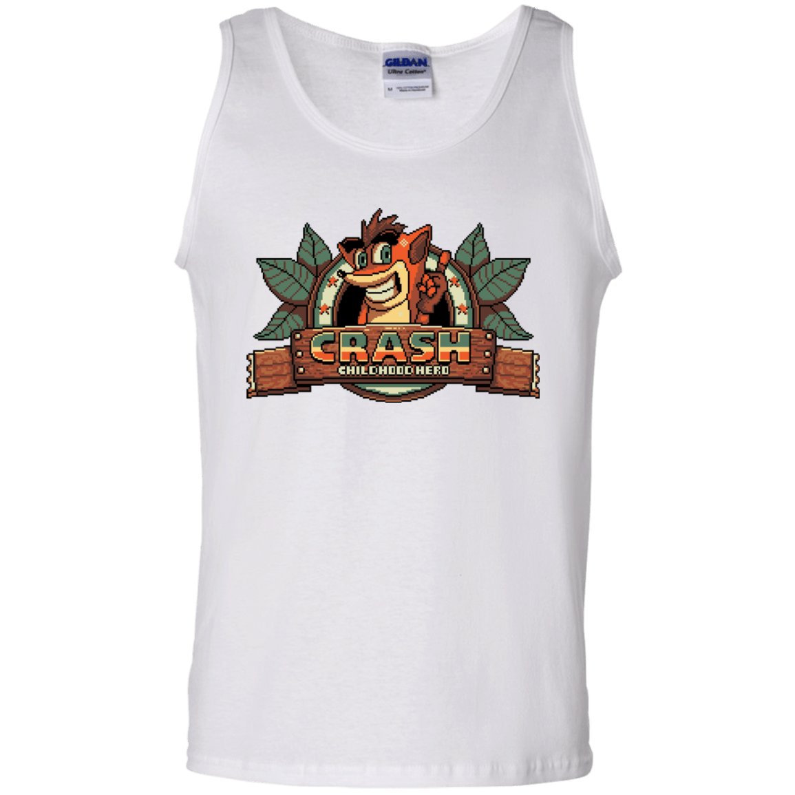 T-Shirts White / S Childhood hero Men's Tank Top