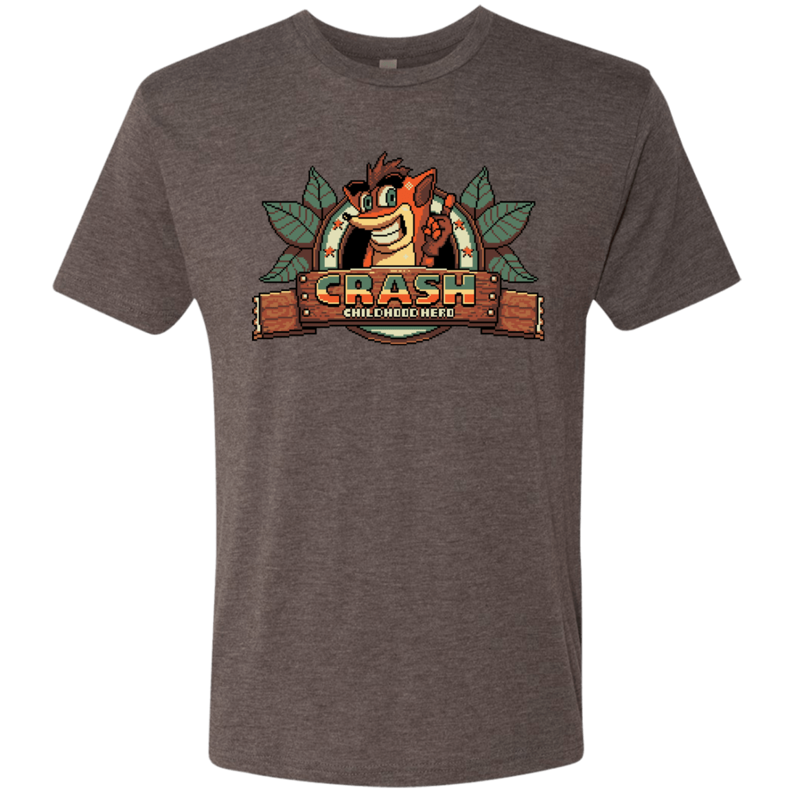 T-Shirts Macchiato / S Childhood hero Men's Triblend T-Shirt