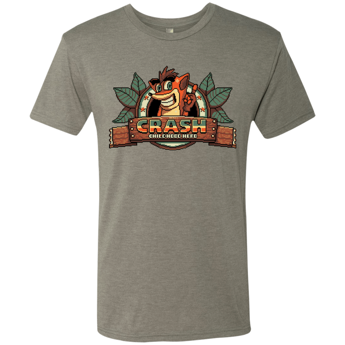 T-Shirts Venetian Grey / S Childhood hero Men's Triblend T-Shirt