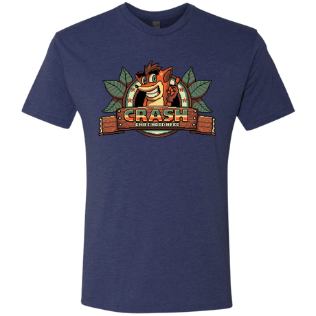 T-Shirts Vintage Navy / S Childhood hero Men's Triblend T-Shirt