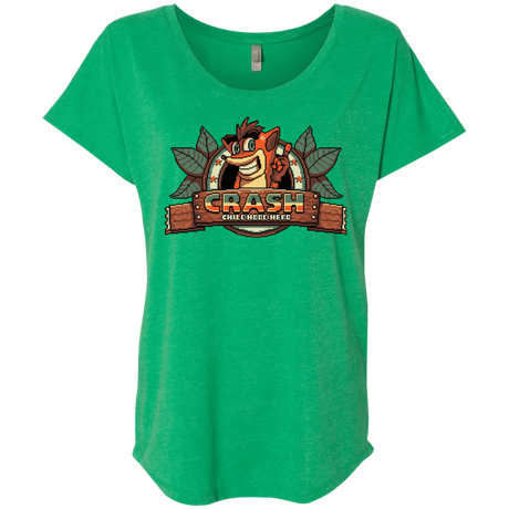 T-Shirts Envy / X-Small Childhood hero Triblend Dolman Sleeve