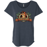 T-Shirts Vintage Navy / X-Small Childhood hero Triblend Dolman Sleeve