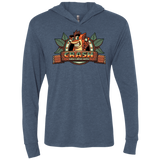 T-Shirts Indigo / X-Small Childhood hero Triblend Long Sleeve Hoodie Tee