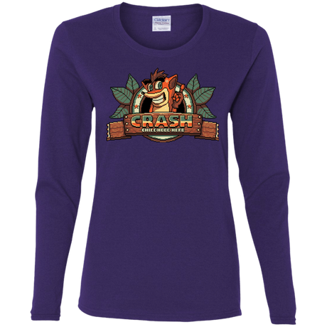 T-Shirts Purple / S Childhood hero Women's Long Sleeve T-Shirt