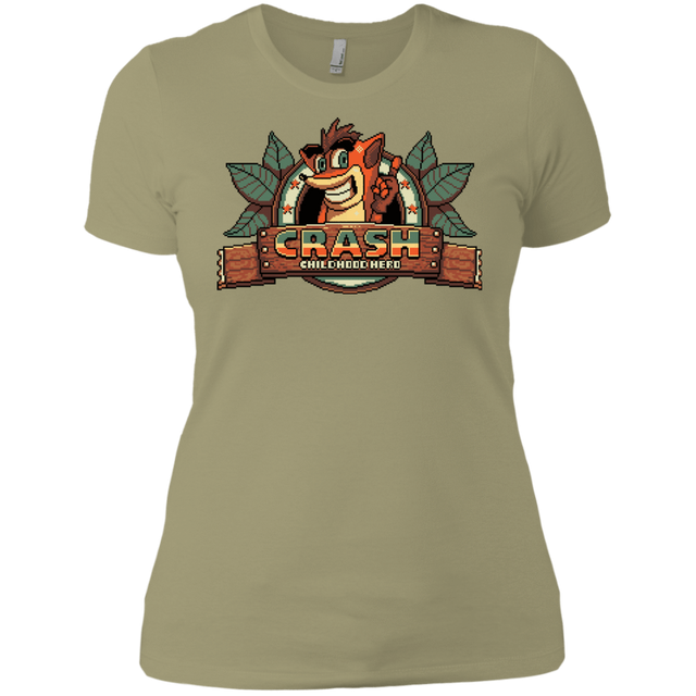 T-Shirts Light Olive / X-Small Childhood hero Women's Premium T-Shirt