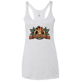 T-Shirts Heather White / X-Small Childhood hero Women's Triblend Racerback Tank