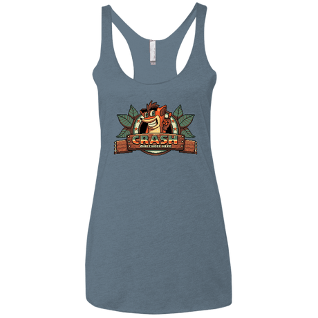 T-Shirts Indigo / X-Small Childhood hero Women's Triblend Racerback Tank