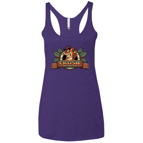 T-Shirts Purple Rush / X-Small Childhood hero Women's Triblend Racerback Tank