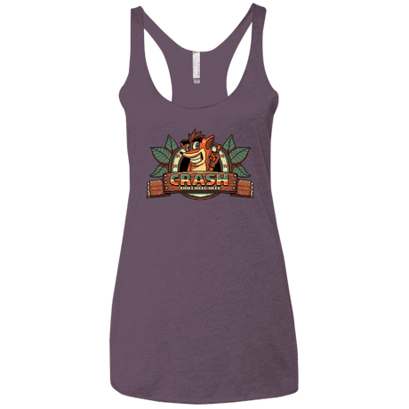 T-Shirts Vintage Purple / X-Small Childhood hero Women's Triblend Racerback Tank