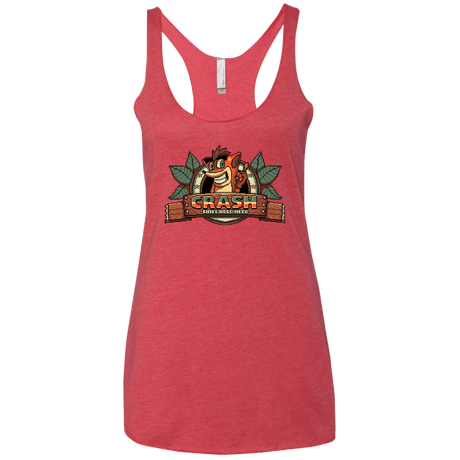 T-Shirts Vintage Red / X-Small Childhood hero Women's Triblend Racerback Tank