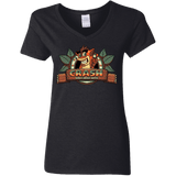 T-Shirts Black / S Childhood hero Women's V-Neck T-Shirt