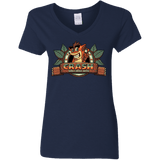 T-Shirts Navy / S Childhood hero Women's V-Neck T-Shirt