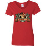 T-Shirts Red / S Childhood hero Women's V-Neck T-Shirt