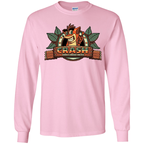 T-Shirts Light Pink / YS Childhood hero Youth Long Sleeve T-Shirt