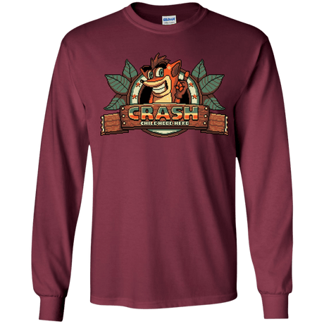 T-Shirts Maroon / YS Childhood hero Youth Long Sleeve T-Shirt