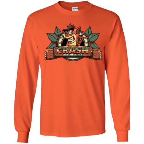 T-Shirts Orange / YS Childhood hero Youth Long Sleeve T-Shirt