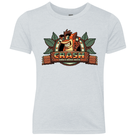 T-Shirts Heather White / YXS Childhood hero Youth Triblend T-Shirt