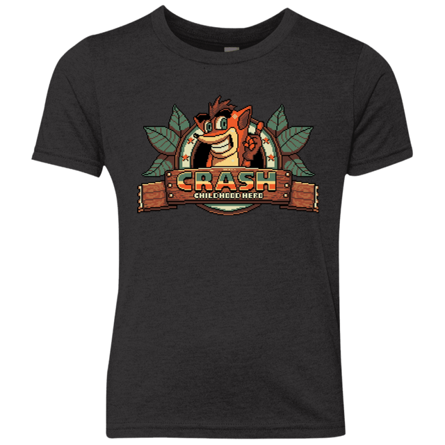 T-Shirts Vintage Black / YXS Childhood hero Youth Triblend T-Shirt