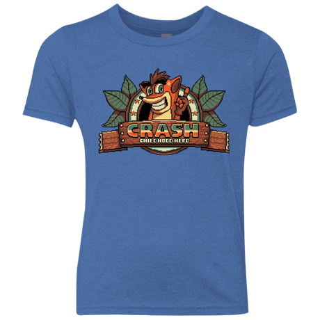 T-Shirts Vintage Royal / YXS Childhood hero Youth Triblend T-Shirt