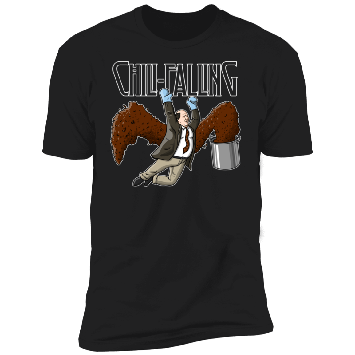 T-Shirts Black / S Chili Falling Men's Premium T-Shirt