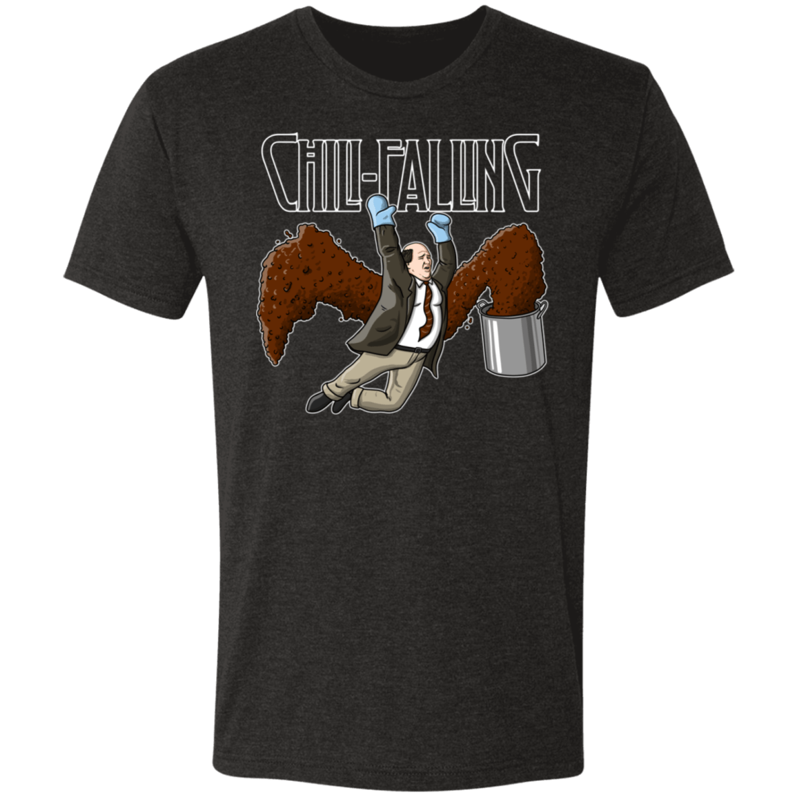 T-Shirts Vintage Black / S Chili Falling Men's Triblend T-Shirt